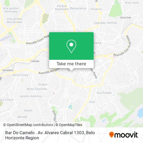Bar Do Camelo . Av. Alvares Cabral 1303 map