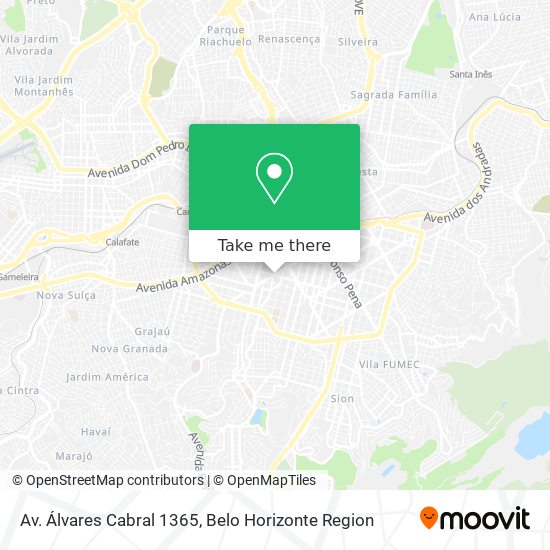 Av. Álvares Cabral 1365 map