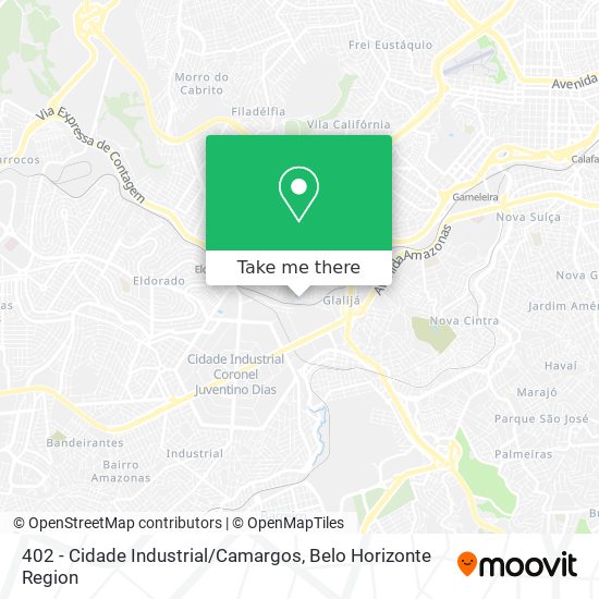 402 - Cidade Industrial / Camargos map