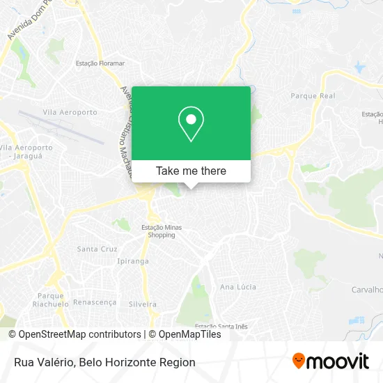 Rua Valério map