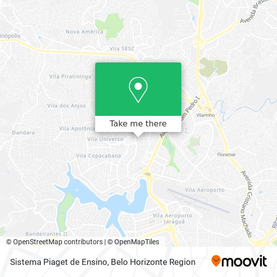 How to get to Sistema Piaget de Ensino in Belo Horizonte by Bus or