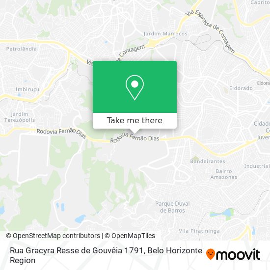 Rua Gracyra Resse de Gouvêia 1791 map