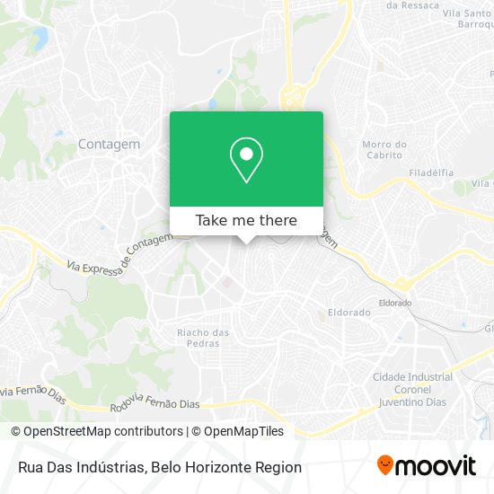 Rua Das Indústrias map