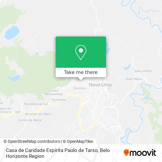 Casa de Caridade Espírita Paulo de Tarso map