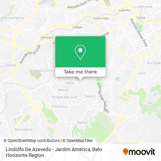 Lindolfo De Azevedo - Jardim América map