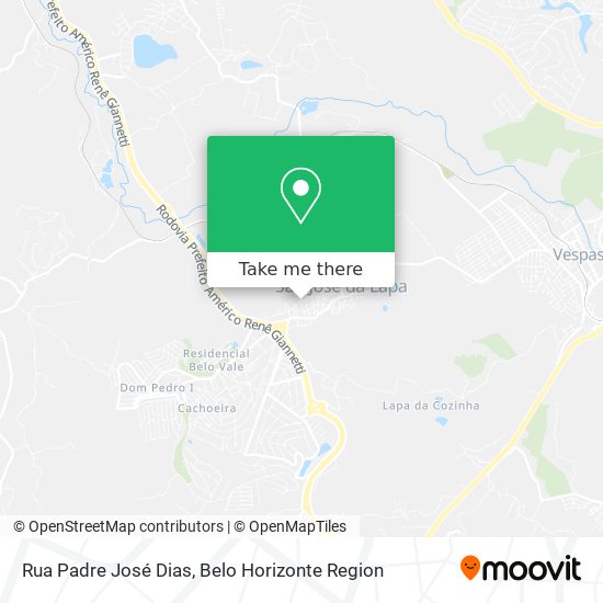 Rua Padre José Dias map