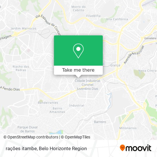 rações itambe map