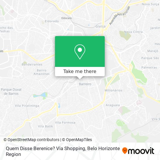 Quem Disse Berenice? Via Shopping map