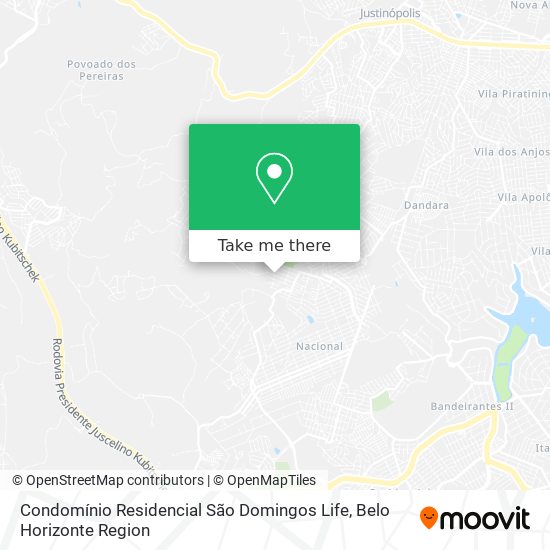 Condomínio Residencial São Domingos Life map