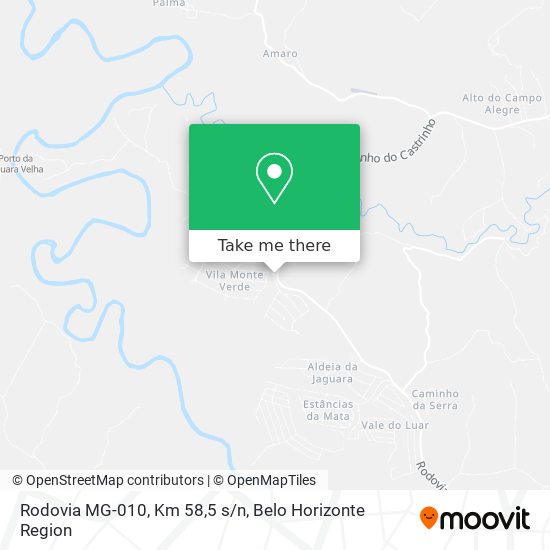 Rodovia MG-010, Km 58,5 s/n map