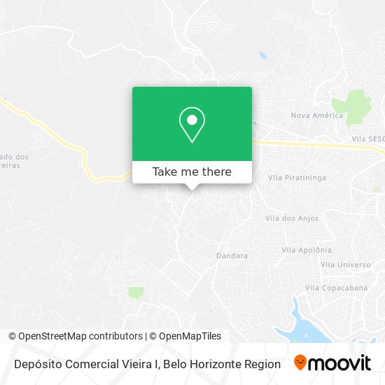 Depósito Comercial Vieira I map