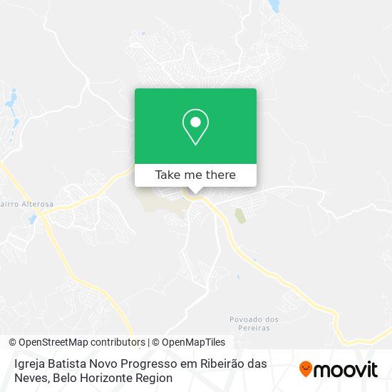 Igreja Batista Novo Progresso em Ribeirão das Neves map