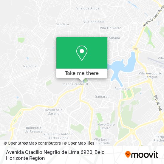 Avenida Otacílio Negrão de Lima 6920 map