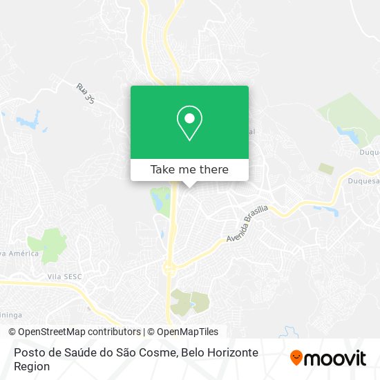 Posto de Saúde do São Cosme map