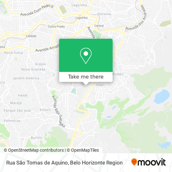 Rua São Tomas de Aquino map