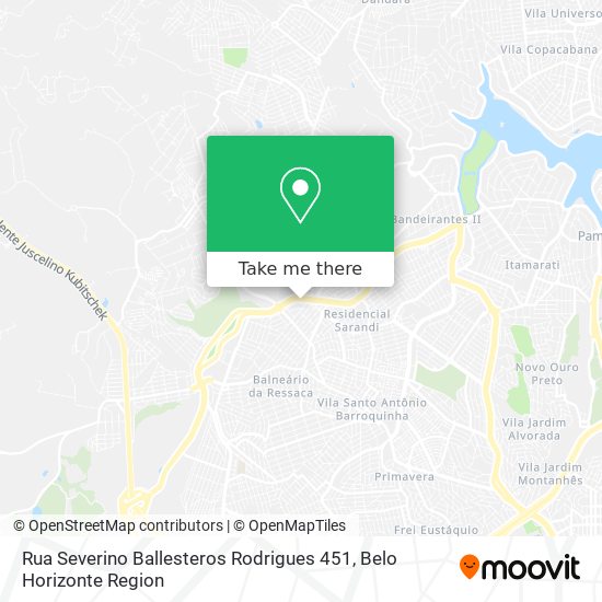 Rua Severino Ballesteros Rodrigues 451 map
