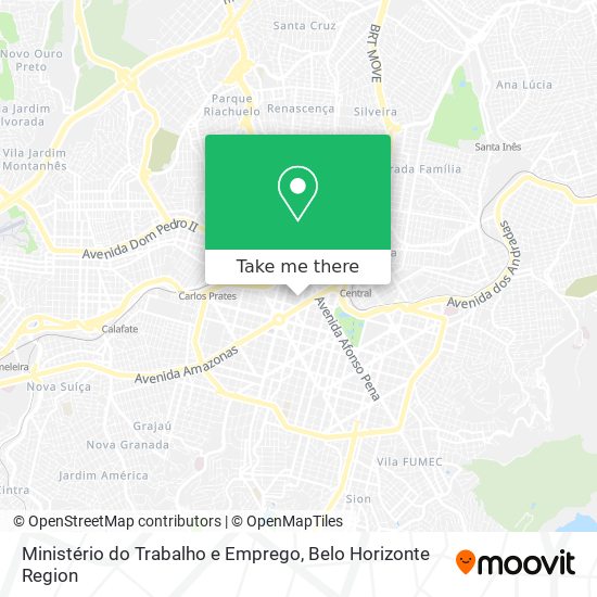 Ministério do Trabalho e Emprego map
