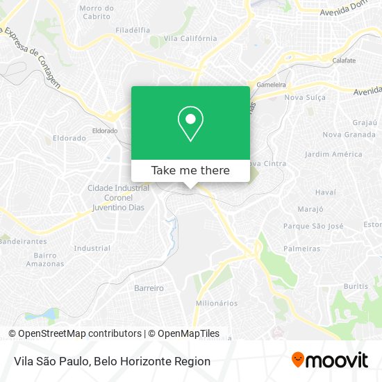 Vila São Paulo map