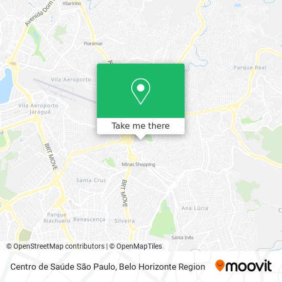 Mapa Centro de Saúde São Paulo