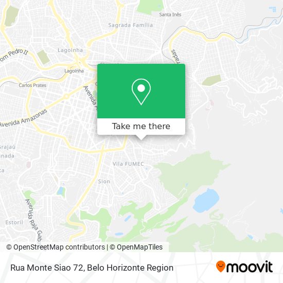 Rua Monte Siao 72 map
