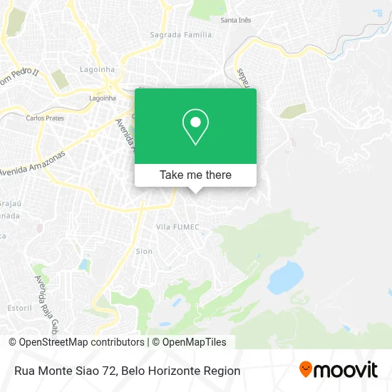 Rua Monte Siao 72 map