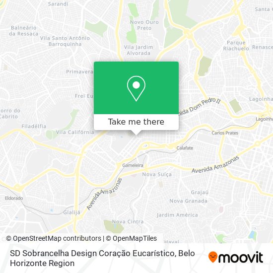 SD Sobrancelha Design Coração Eucarístico map