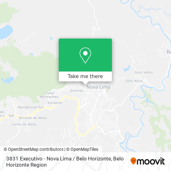 3831 Executivo - Nova Lima / Belo Horizonte map