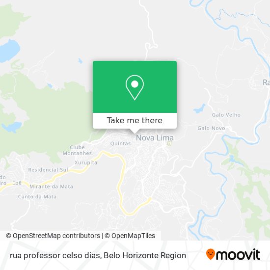rua professor celso dias map