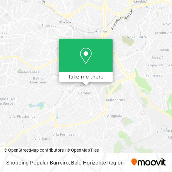 Shopping Popular Barreiro map
