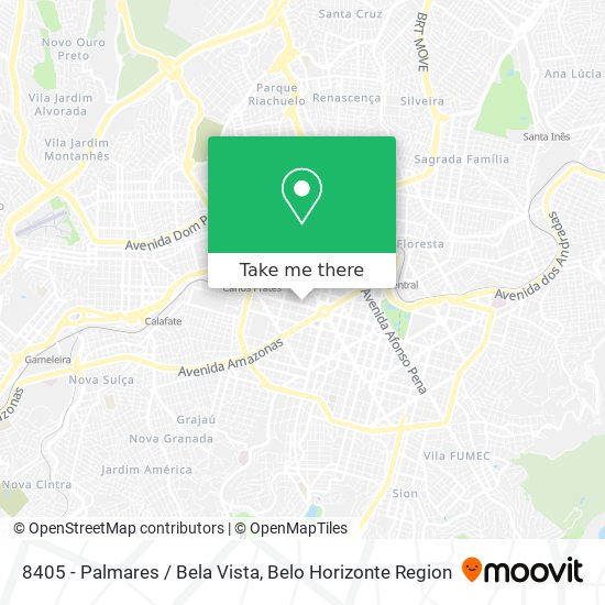 8405 - Palmares / Bela Vista map