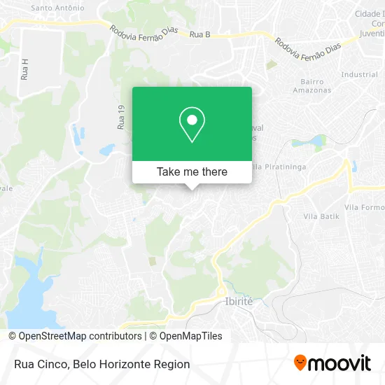 Rua Cinco map