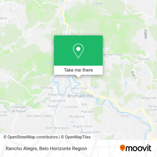 Rancho Alegre map