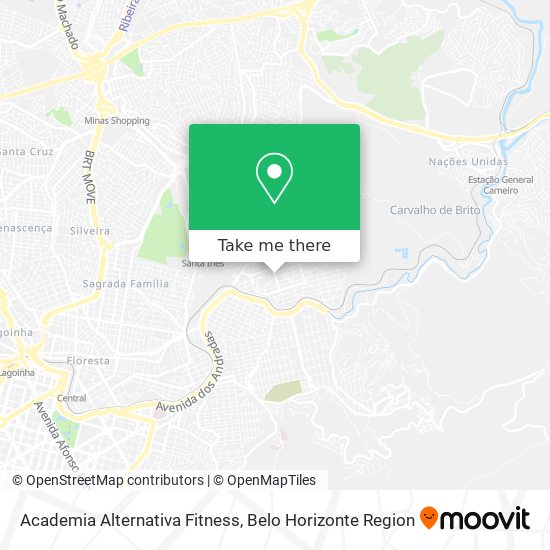 Academia Alternativa Fitness map