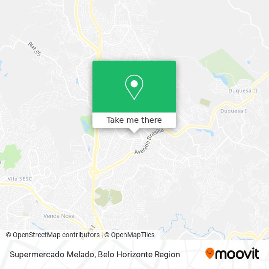 Supermercado Melado map