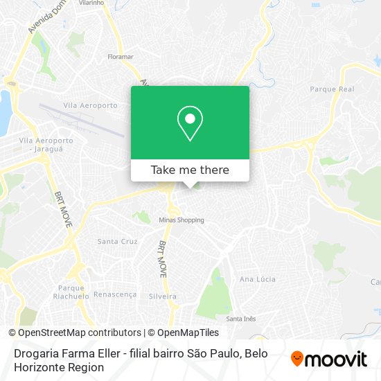 Drogaria Farma Eller - filial bairro São Paulo map