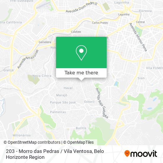 203 - Morro das Pedras / Vila Ventosa map