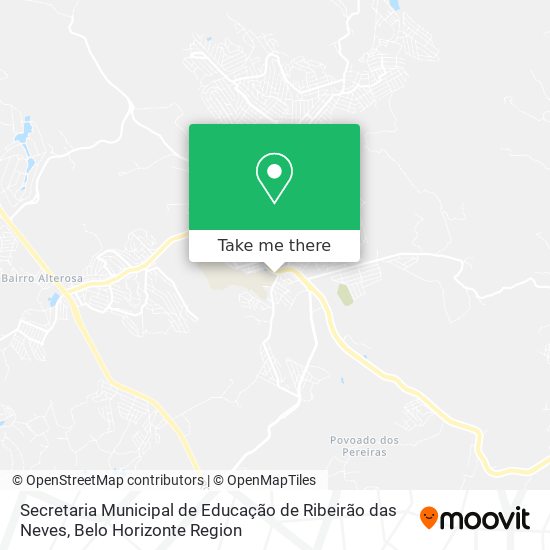 Secretaria Municipal de Educação de Ribeirão das Neves map