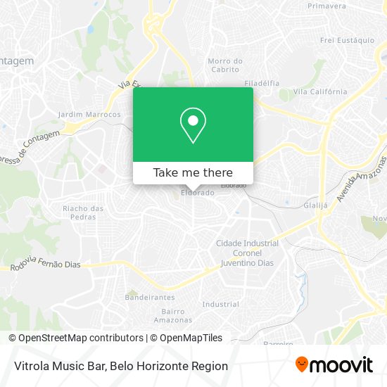 Vitrola Music Bar map