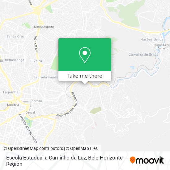Escola Estadual a Caminho da Luz map