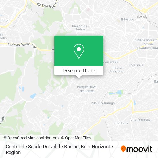 Centro de Saúde Durval de Barros map