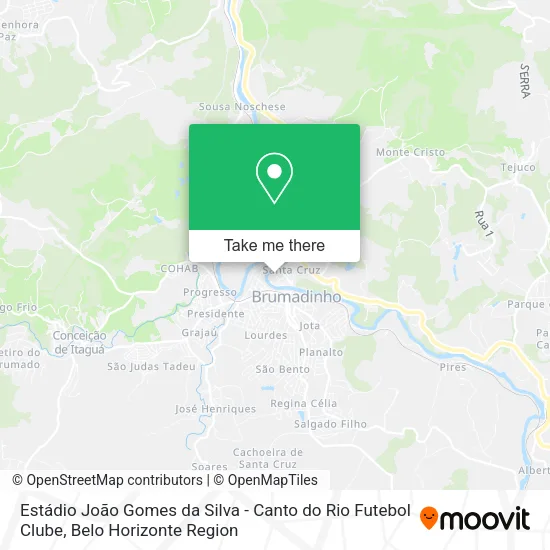 Estádio João Gomes da Silva - Canto do Rio Futebol Clube map