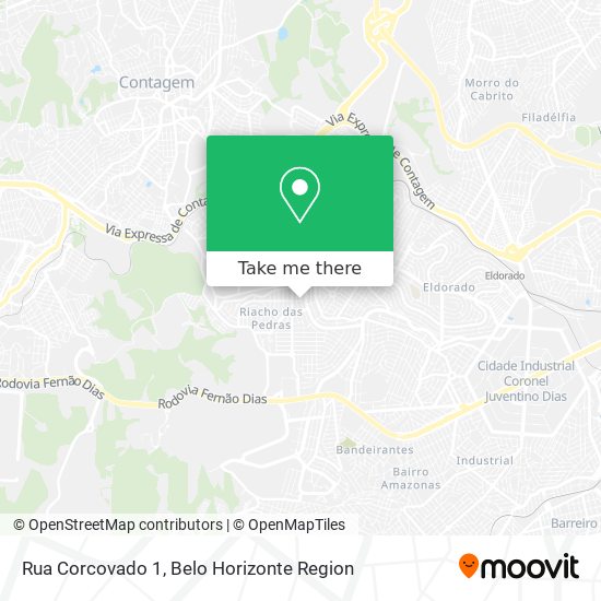 Rua Corcovado 1 map