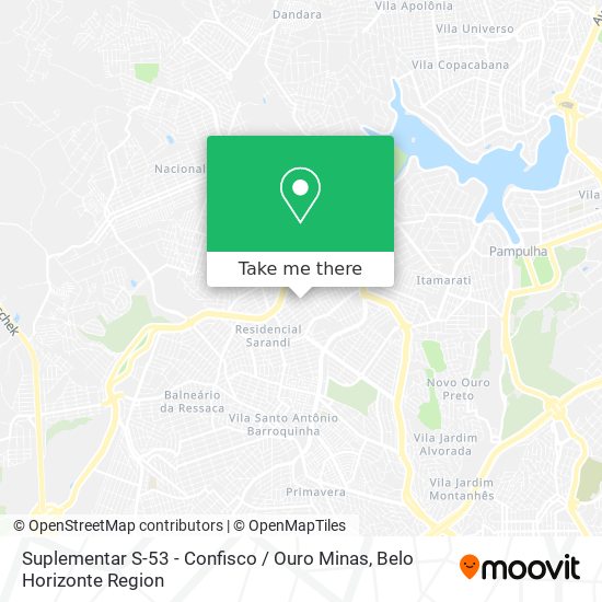 Suplementar S-53 - Confisco / Ouro Minas map