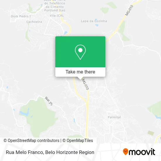 Rua Melo Franco map