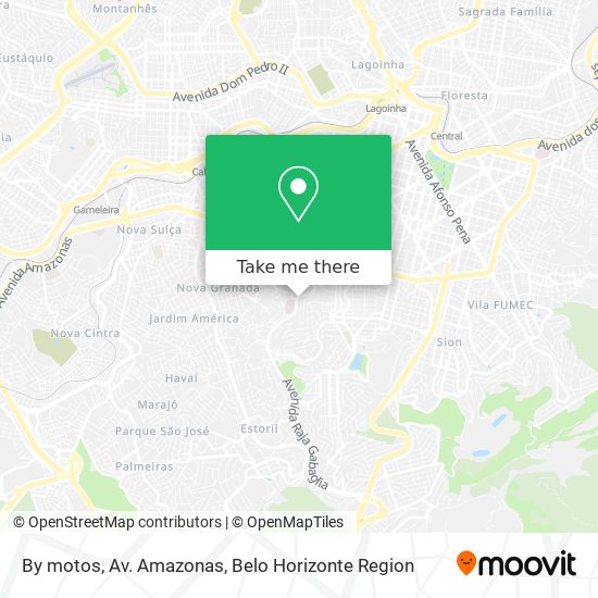 By motos,  Av. Amazonas map
