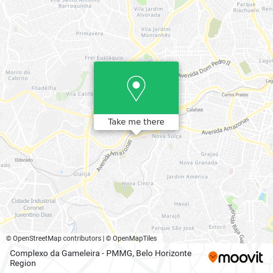 Complexo da Gameleira - PMMG map