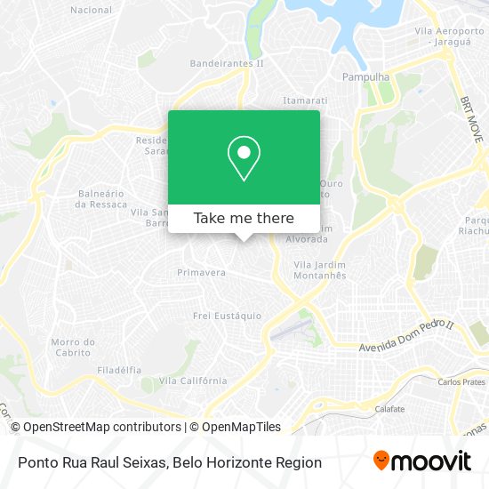Ponto Rua Raul Seixas map