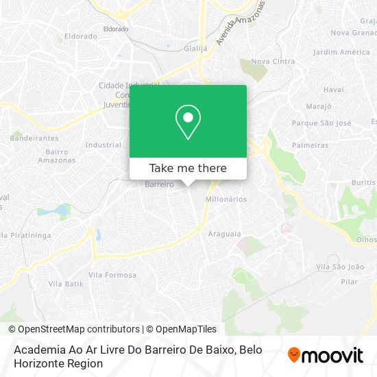 Academia Ao Ar Livre Do Barreiro De Baixo map