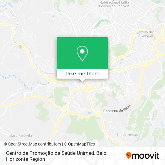 Centro de Promoção da Saúde Unimed map