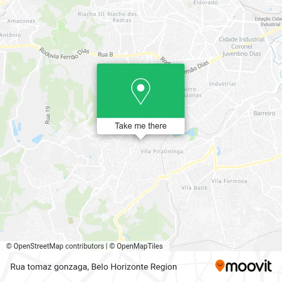 Rua tomaz gonzaga map
